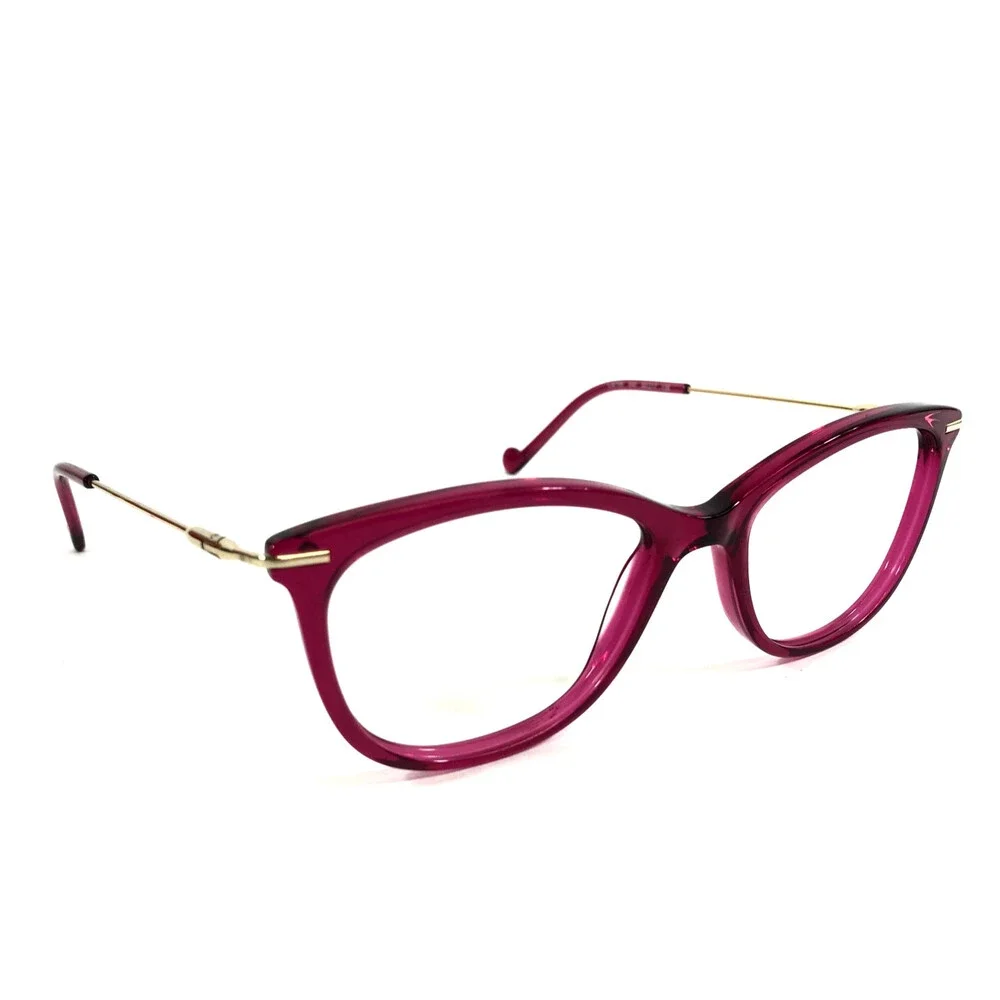 Liu Jo Eyeglasses Frames LJ2705 540 Cyclamen Dark Pink Gold Cat Eye 52-17-135